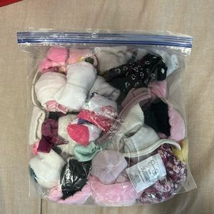 Baby socks mix of boys and girls. 0-3 months 6mo